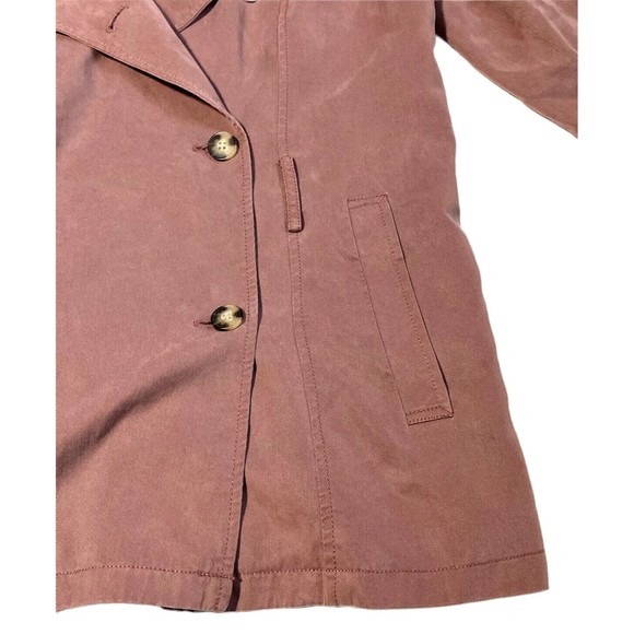 Club Monaco Womens Double Breasted Blazer Jacket Blush Pale Mauve Large L - Picture 5 of 12